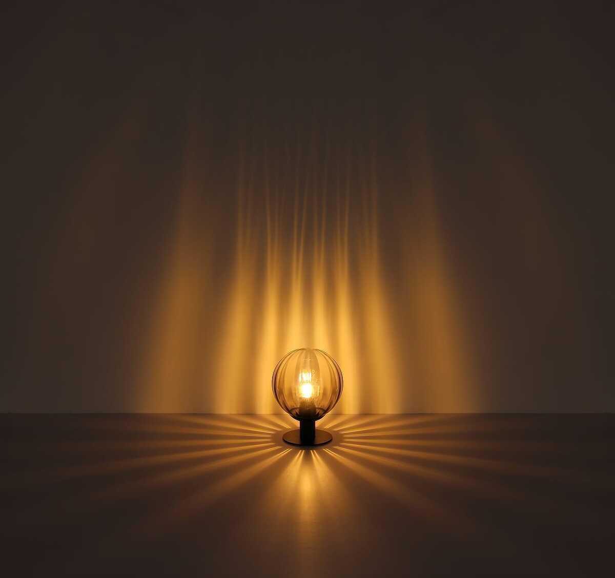 mutoni light Lampe de table Dallerta métal noir mat 1xE27  