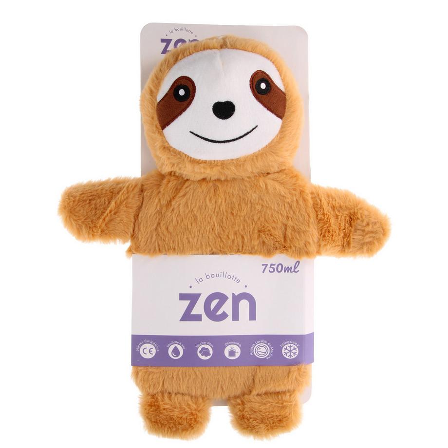 Zen Borsa dell'acqua calda rimovibile bradipo di peluche 750ml  