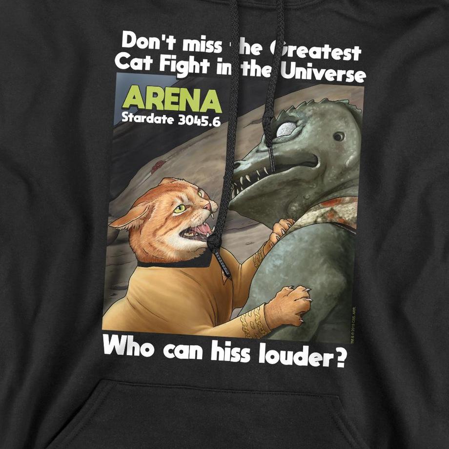 Star Trek Felpa con cappuccio Cat Fight  