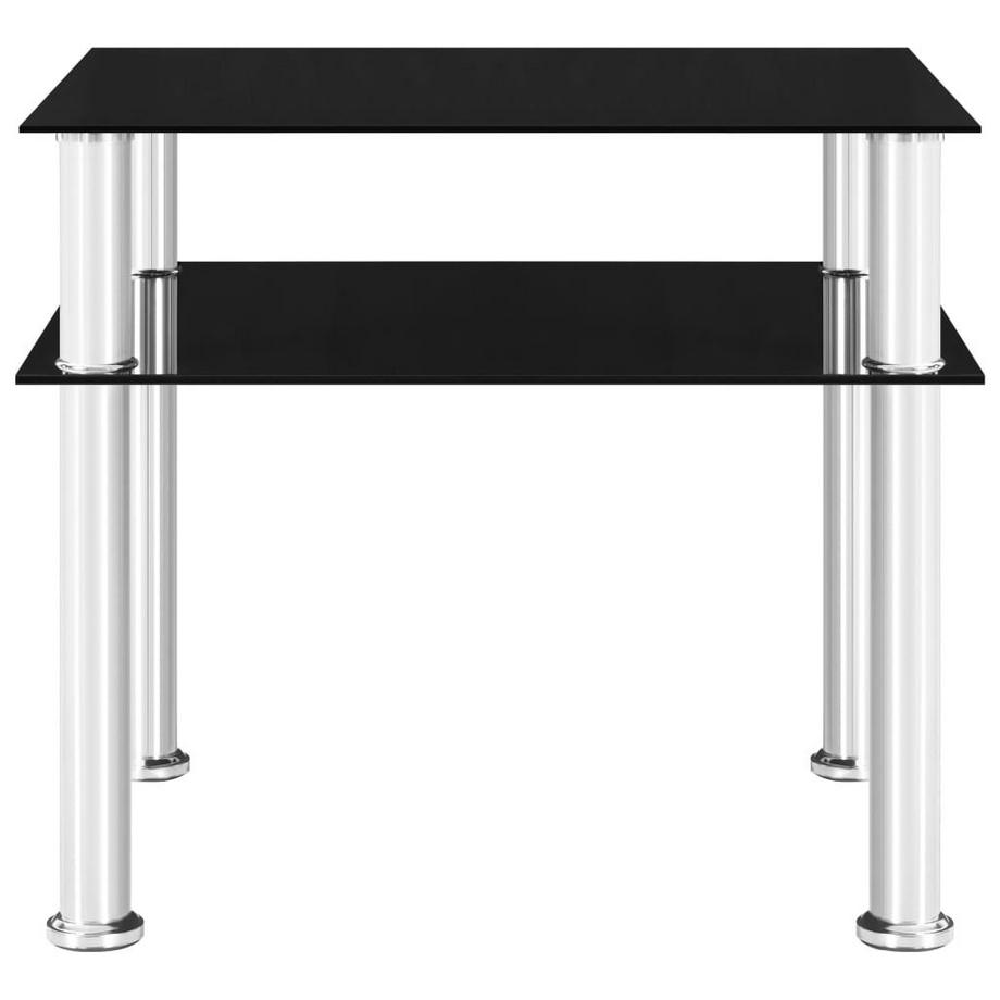 VidaXL Table d'appoint verre  