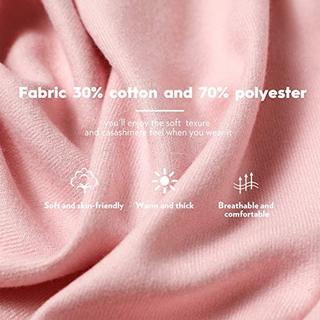 Only-bags.store Warmer Winter Herbst Unifarbener Baumwollschal mit Quasten  