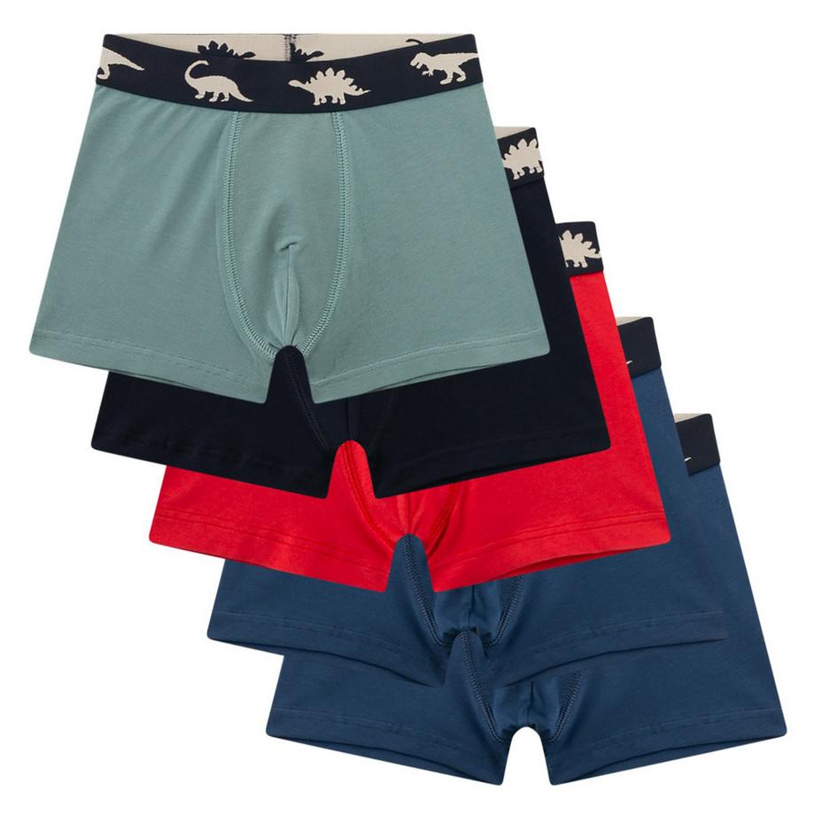 Boxer Ragazzi Confezione da 5 Vestibilità confortevole