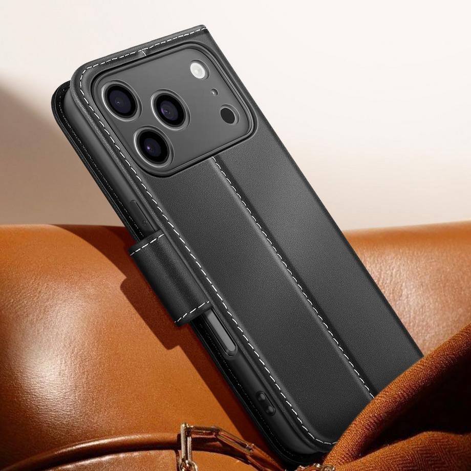 Avizar  Étui Portefeuille Cuir iPhone 17 Pro Max 