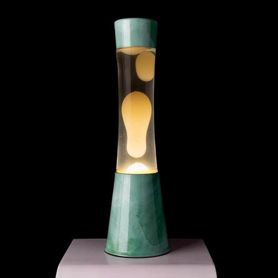 Fisura Lampe à plasma jade/blanc  