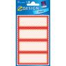 Z-DESIGN Z-DESIGN Sticker Home 59670 Rahmen rot 3 Stück  