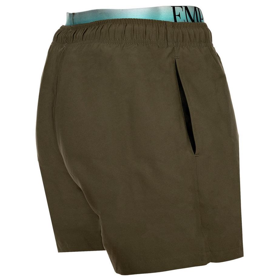 EMPORIO ARMANI Pantaloncini da bagno vestibilità confortevole con banda logo  
