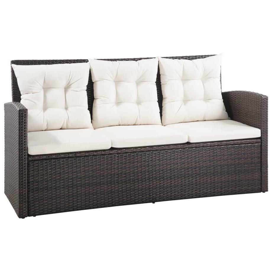 VidaXL Garten-sofagarnitur poly-rattan  
