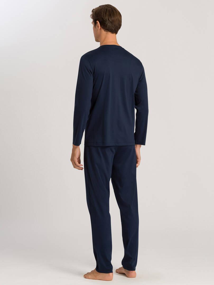 HANRO Night Selection Langarm V-Ausschnitt Pyjama  