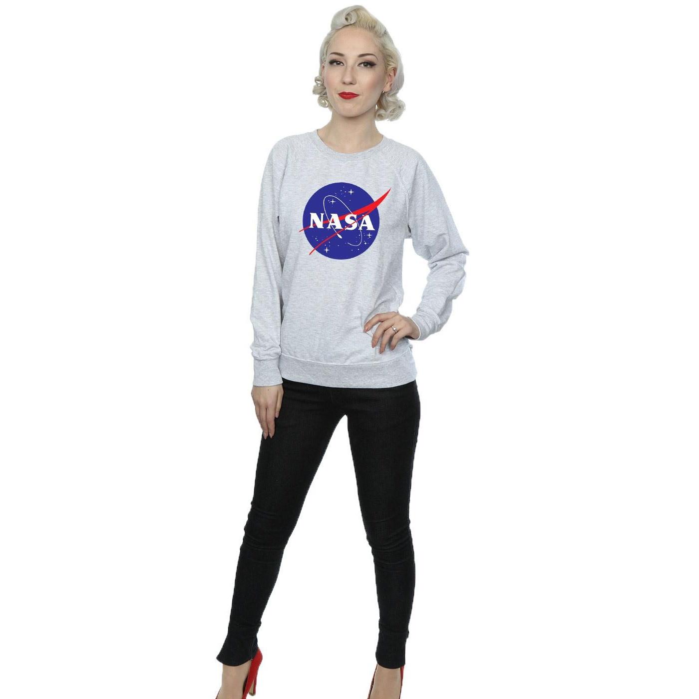Nasa Logo Regular Fit Felpa  