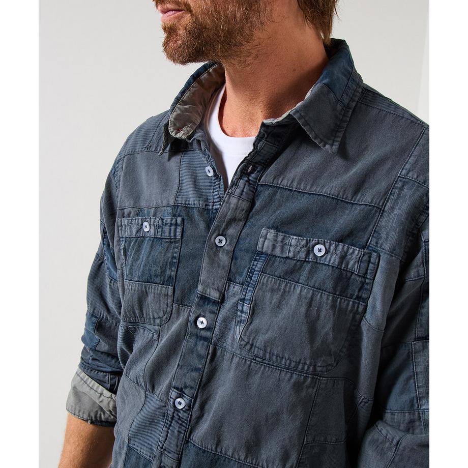 Joe Browns Camicia Patchwork Collo Classico Maniche Lunghe  