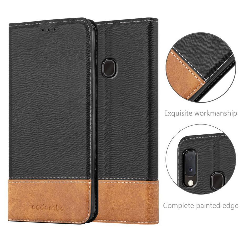 Cadorabo  Hülle für Samsung Galaxy A10e  A20e Magnetverschluss, Standfunktion 