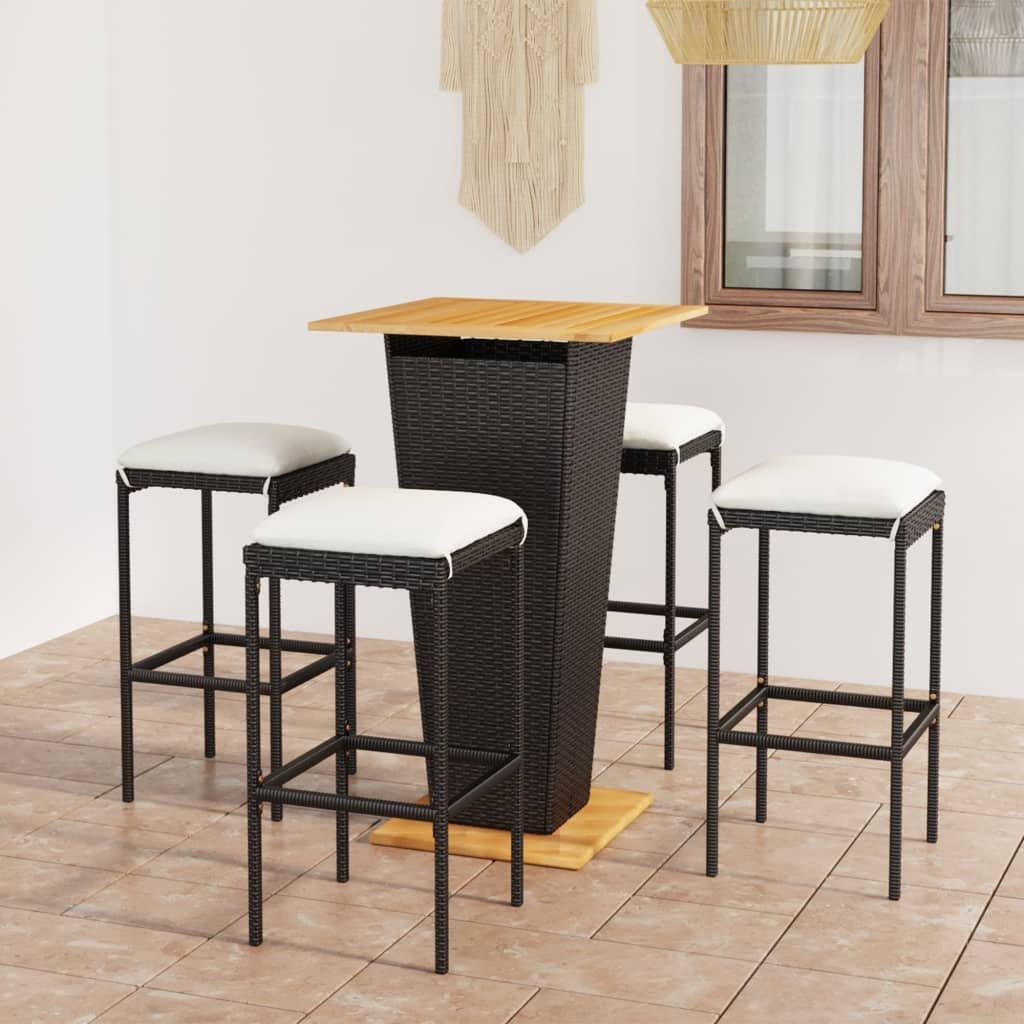 VidaXL Bar-set poly-rattan  