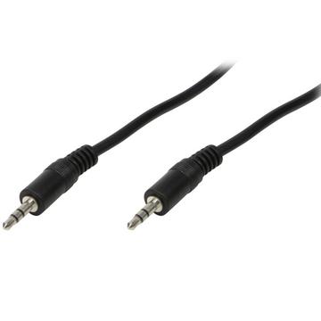 LogiLink Stereo-Audiokabel 3,5 mm – 3,5 mm Stecker-Stecker, 1 m