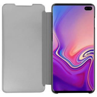 Avizar  Housse Folio Galaxy S10 Plus Silver 