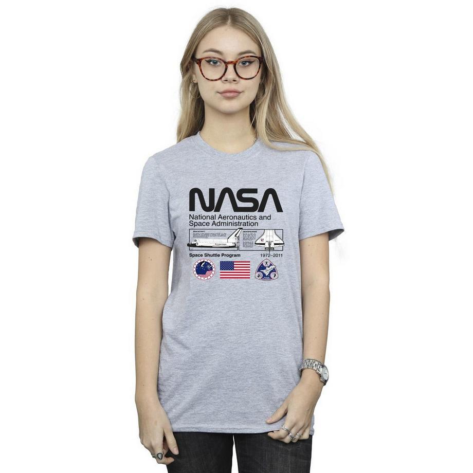 Nasa Space Admin Bedrucktes T-Shirt  
