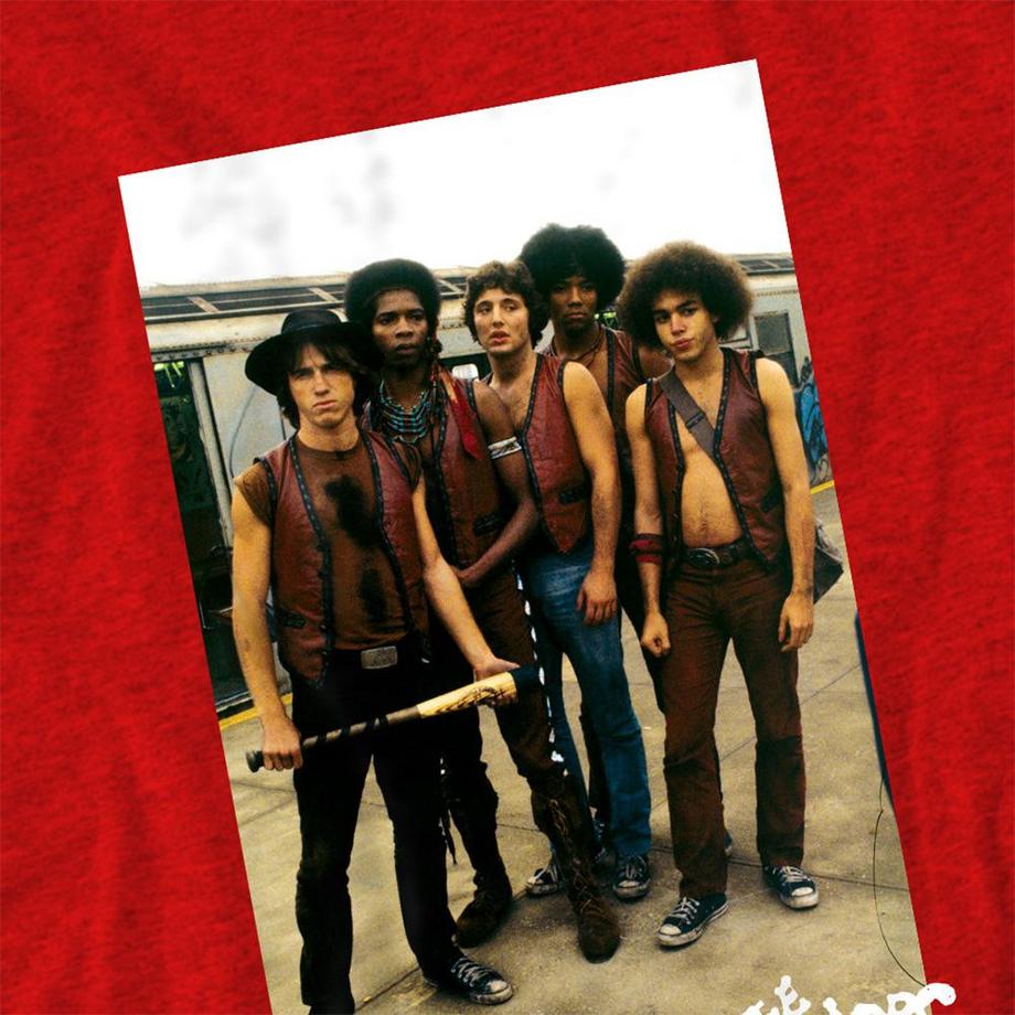 The Warriors T-Shirt Meliert avec Imprimé  