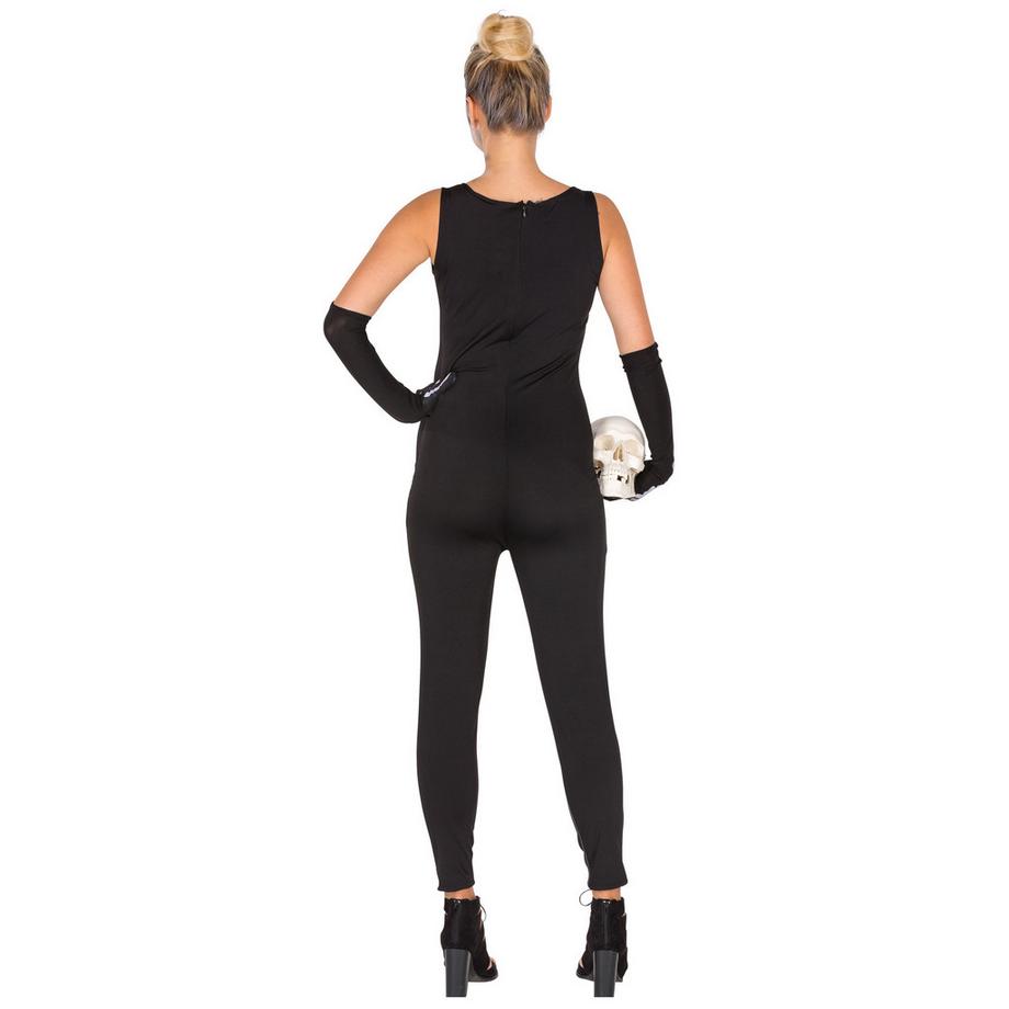 Tectake  Frauenkostüm sexy Skelett Jumpsuit 