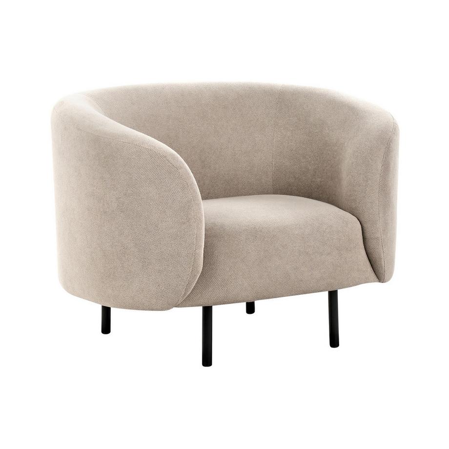 Fauteuil en Tissu Minimaliste LOEN
