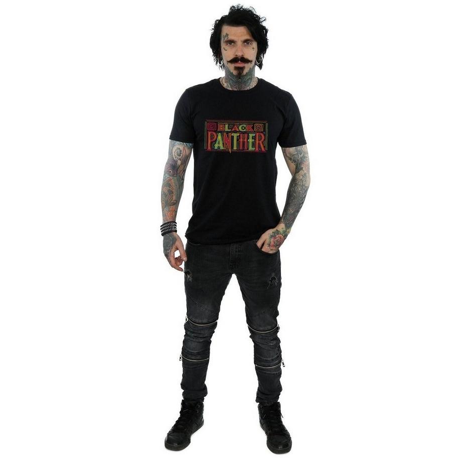MARVEL Black Panther Logo Regular Fit T-Shirt  