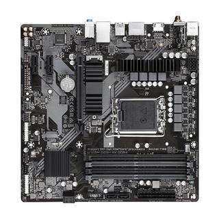 Gigabyte  B760M DS3H AX DDR4 Motherboard - Unterstützt Intel Core 14. Generation CPUs, 6+2+1 Phasen Digital VRM, bis zu 5333MHz DDR4 (OC), 2xPCIe 4.0 M.2, Wi-Fi 6E, 2.5GbE LAN, USB 3.2 Gen2 