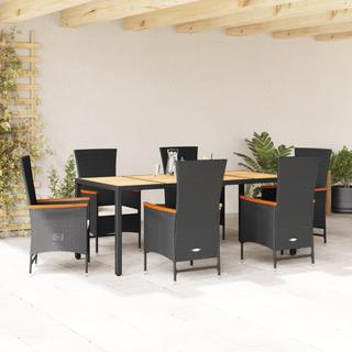 VidaXL Garten essgruppe poly-rattan  