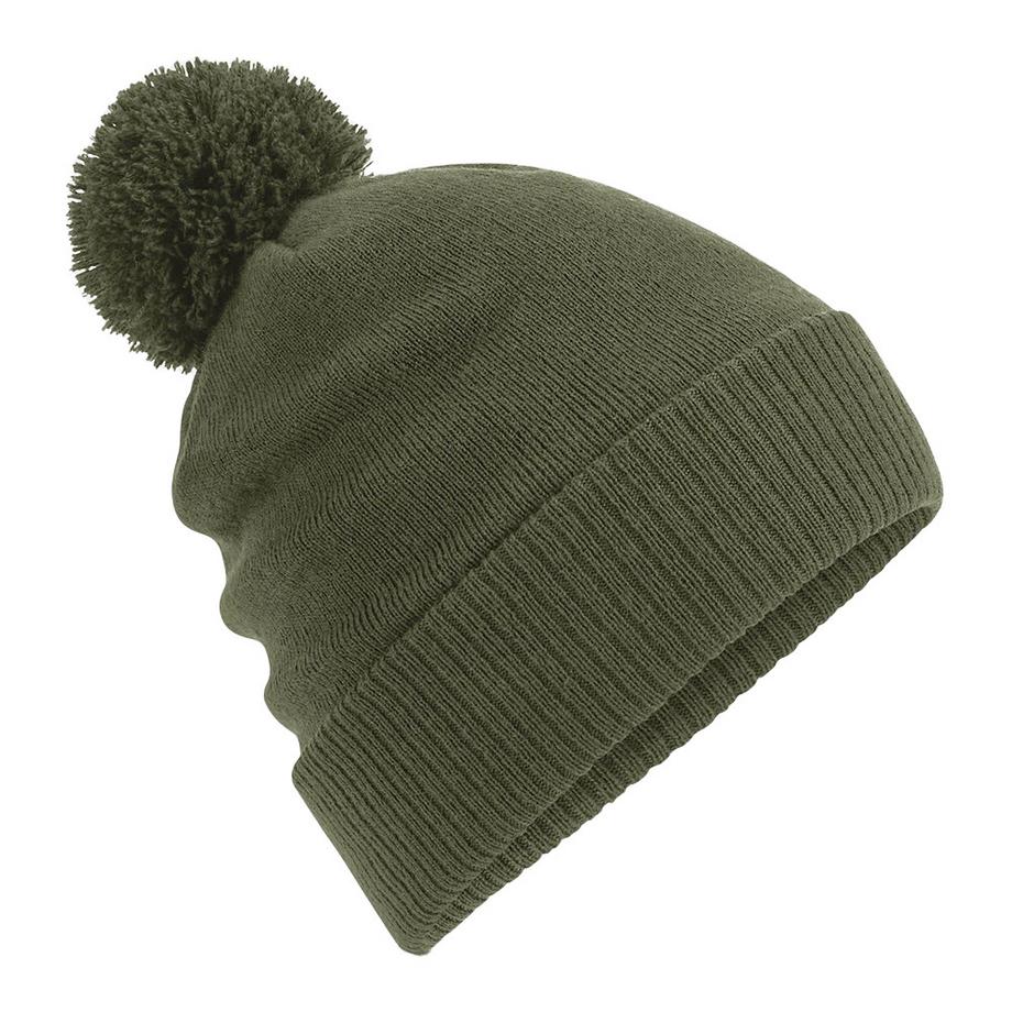 Bonnet À Revers Et Pompon