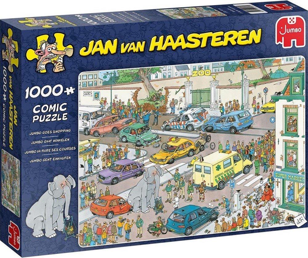 JUMBO  Jumbo-Puzzle Jan van Haasteren geht einkaufen 1000 Teile 