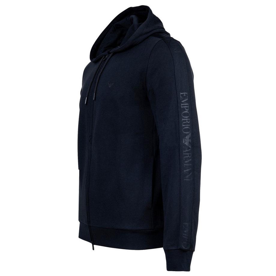 EMPORIO ARMANI Basic Terry Bequem sitzende Sweatjacke  