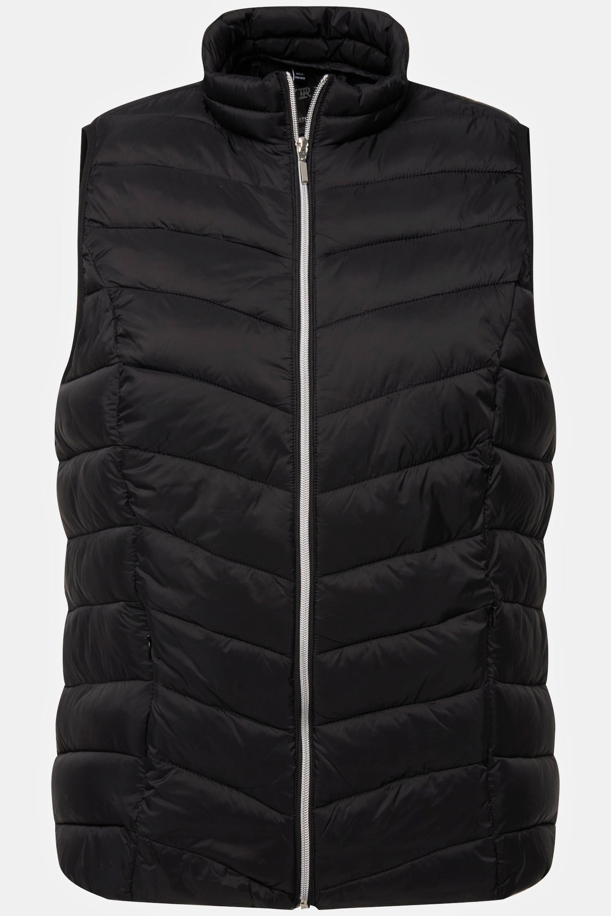 Ulla Popken  Gilet matelassé HYPRAR, imperméable, poches zippées 