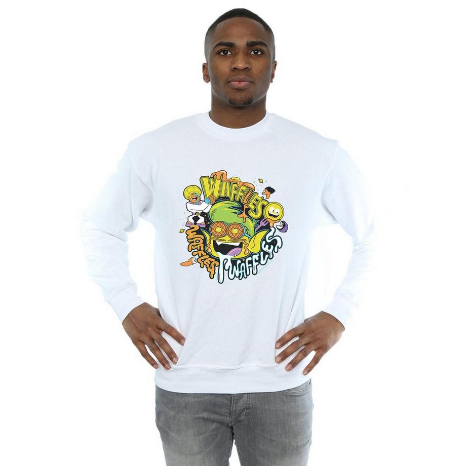 DC COMICS Teen Titans Go Waffle Mania Sweatshirt  