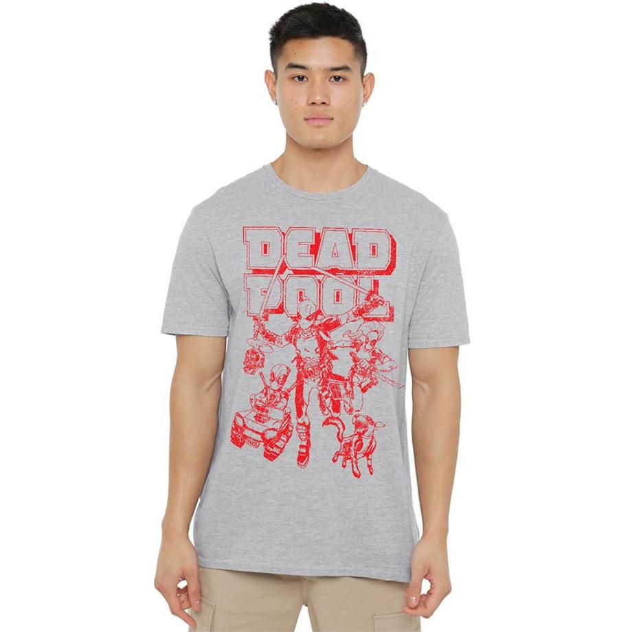 Deadpool  T-ShirtCorps Red Attack 