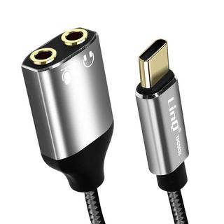 Avizar  Adaptateur Audio USB-C vers 2x Jack 3.5 