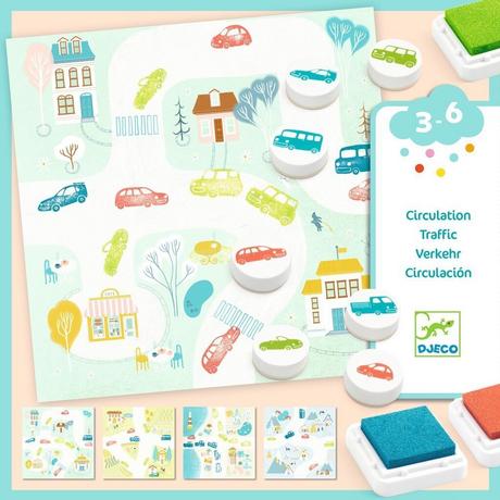 Djeco DJECO Stempelset Verkehr  