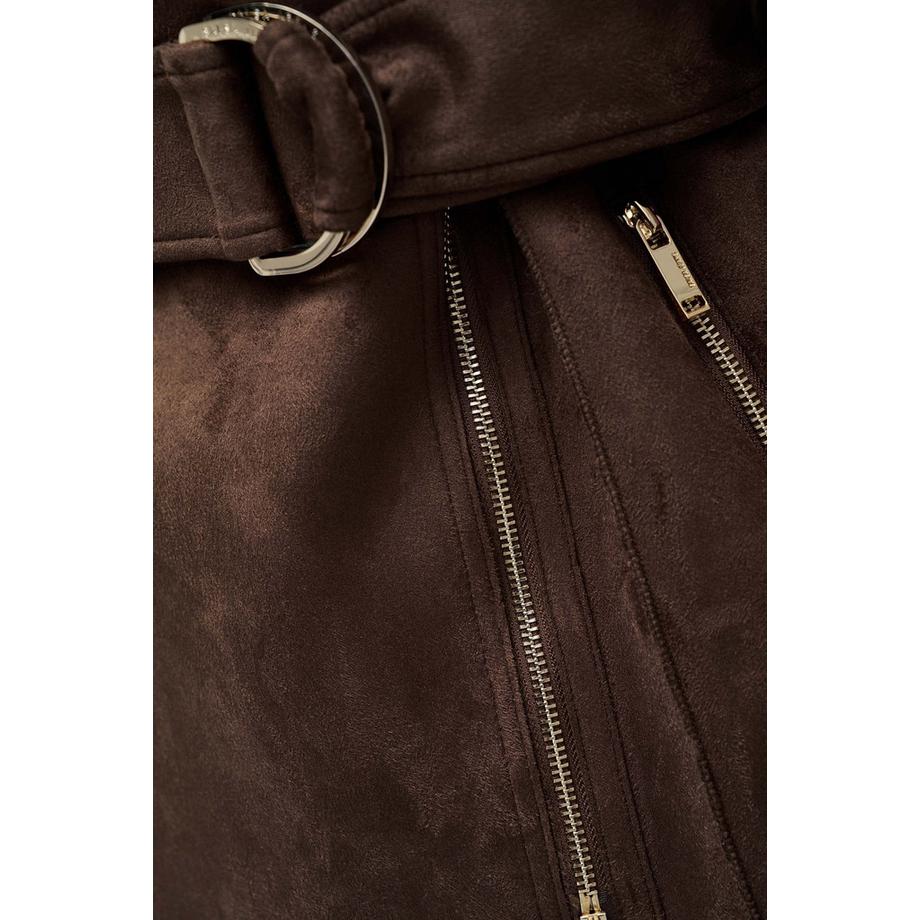 Salsa Wintermantel Long Shearling  