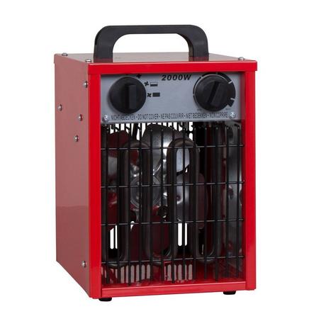 Forsberg Kibernetik Forsberg HL2.1 Interno Nero, Rosso 2000 W Riscaldatore ambiente elettrico con ventilatore  