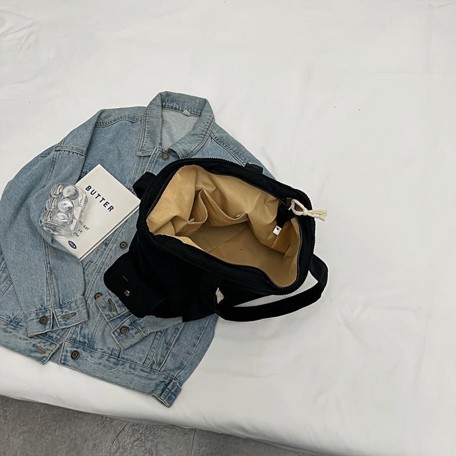 Only-bags.store Einfache Cord Umhängetasche  