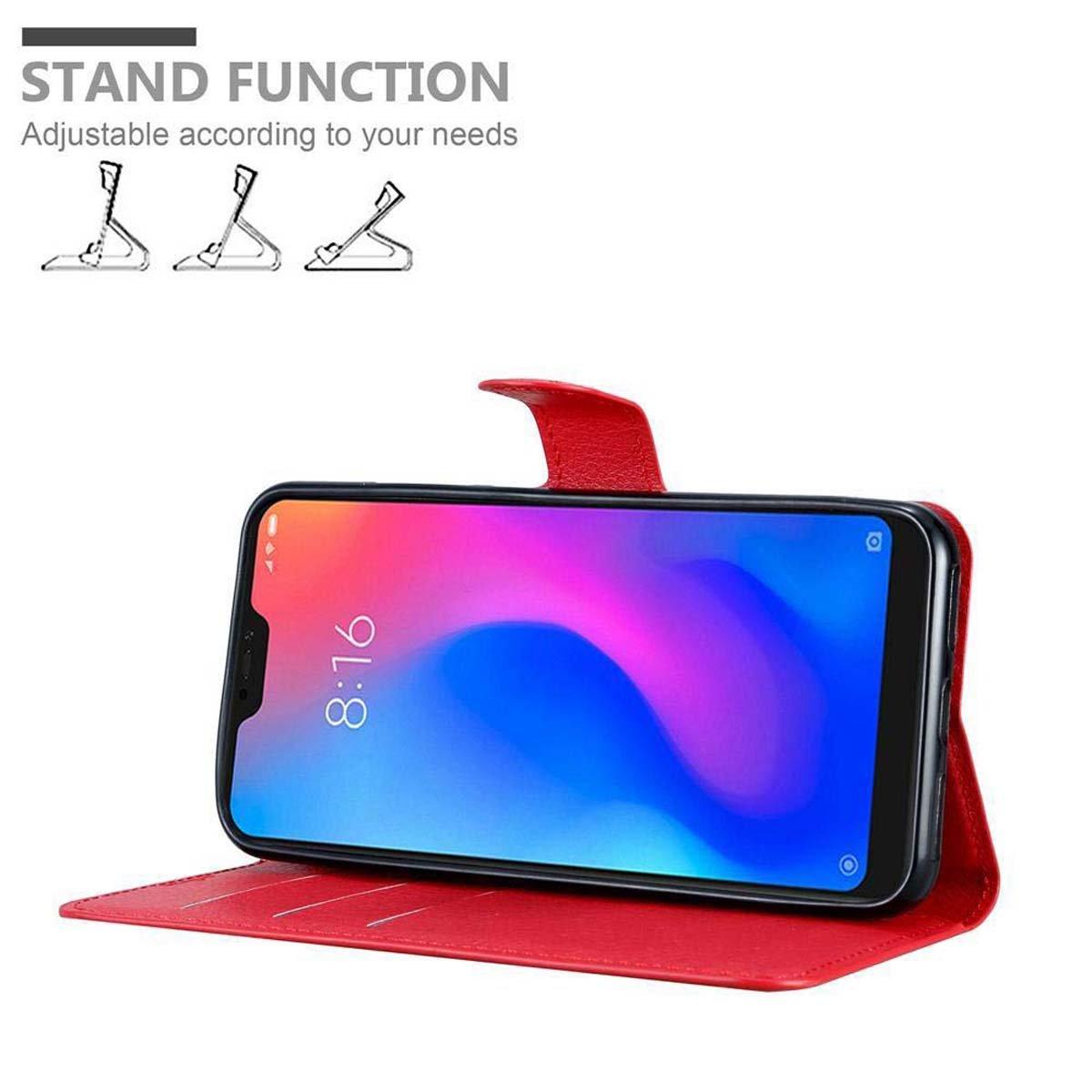 Cadorabo  Hülle für Xiaomi Mi A2 LITE / RedMi 6 PRO Standfunktion, Kartenfach 