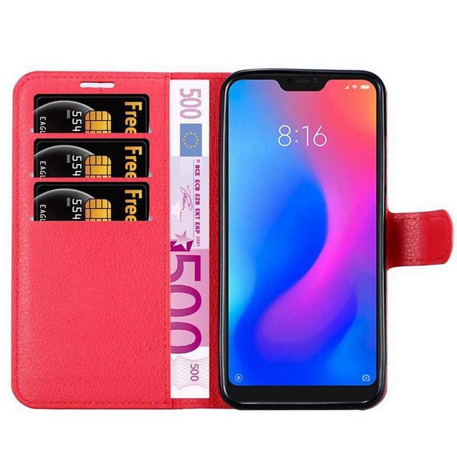 Cadorabo  Hülle für Xiaomi Mi A2 LITE / RedMi 6 PRO Standfunktion, Kartenfach 