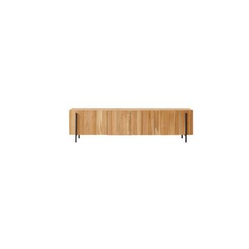 Mobile TV basso in teak massello 170 cm Honorine