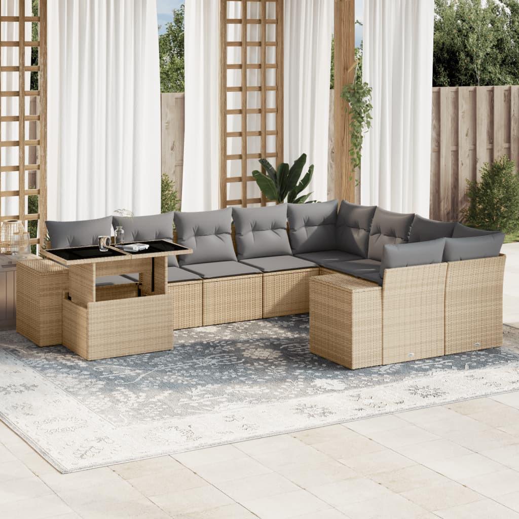 VidaXL Garten sofagarnitur poly-rattan  