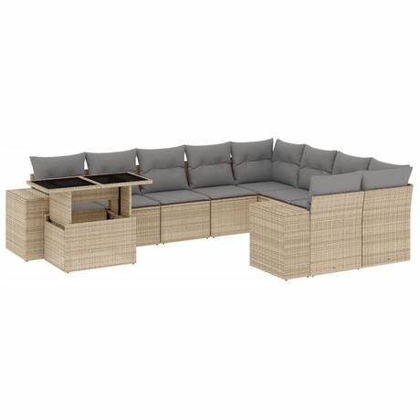 VidaXL Garten sofagarnitur poly-rattan  