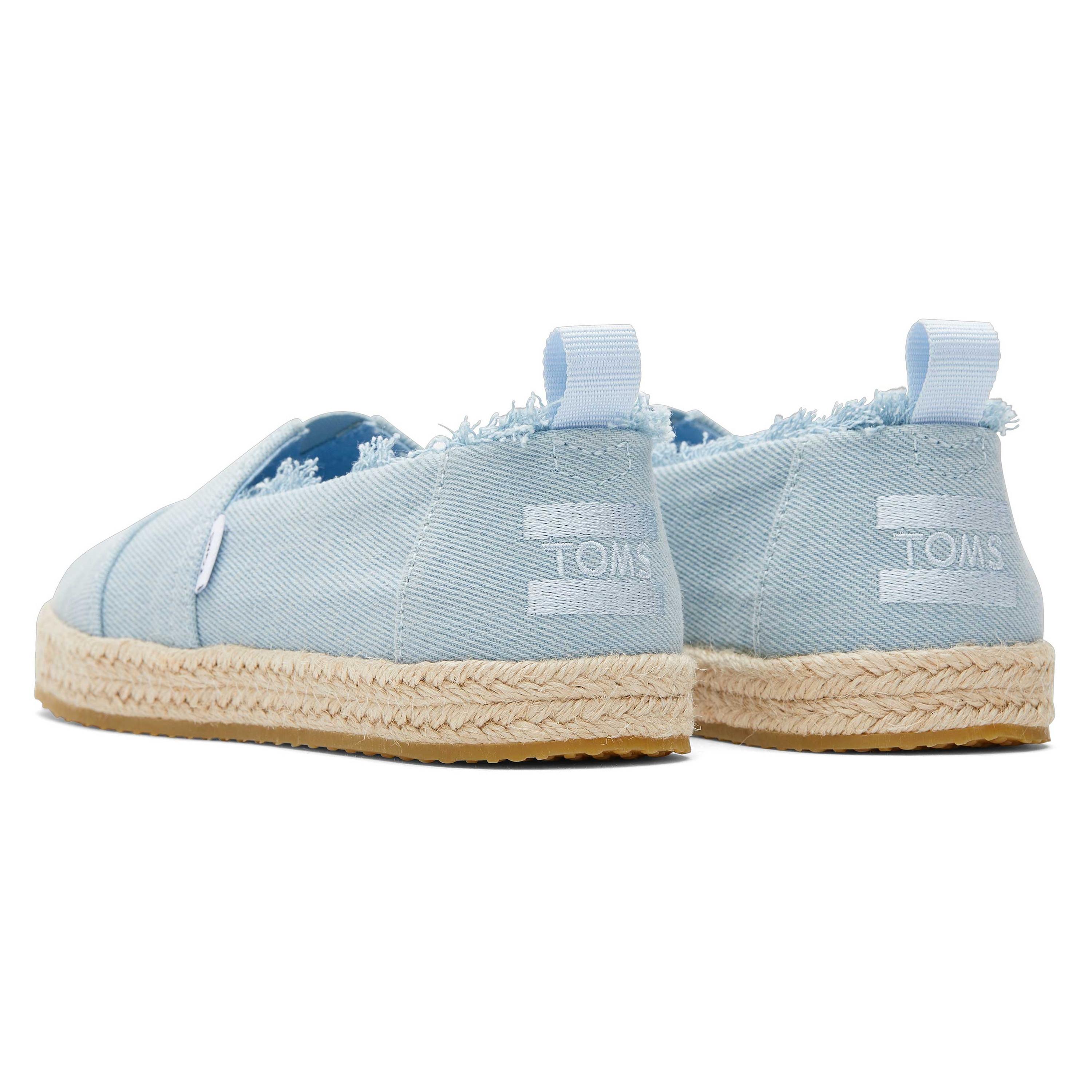 TOMS  Espadrilles en jeans dévalé enfant  Alpargata Rope 