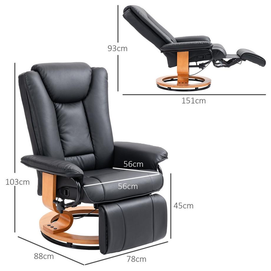 HOMCOM Fauteuil de relaxation  