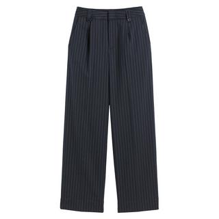 La Redoute Collections Nadelstreifen Weites Bein Hose  