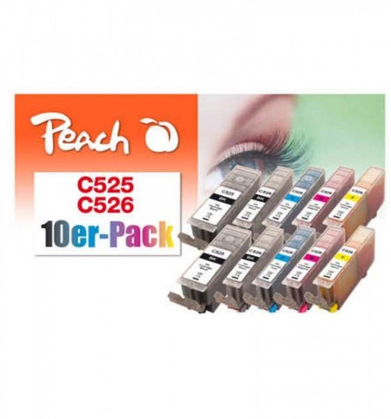 Peach  PGI-525/CLI-526 (Multipack, Tinte) 