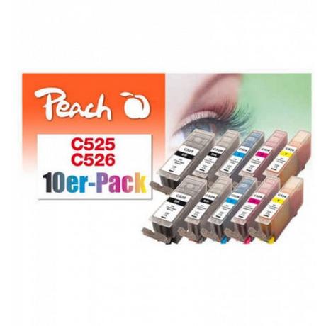 Peach  PGI-525/CLI-526 (Multipack, Tinte) 