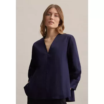 Tunique Uni Manchon 7/8 Décolleté en V