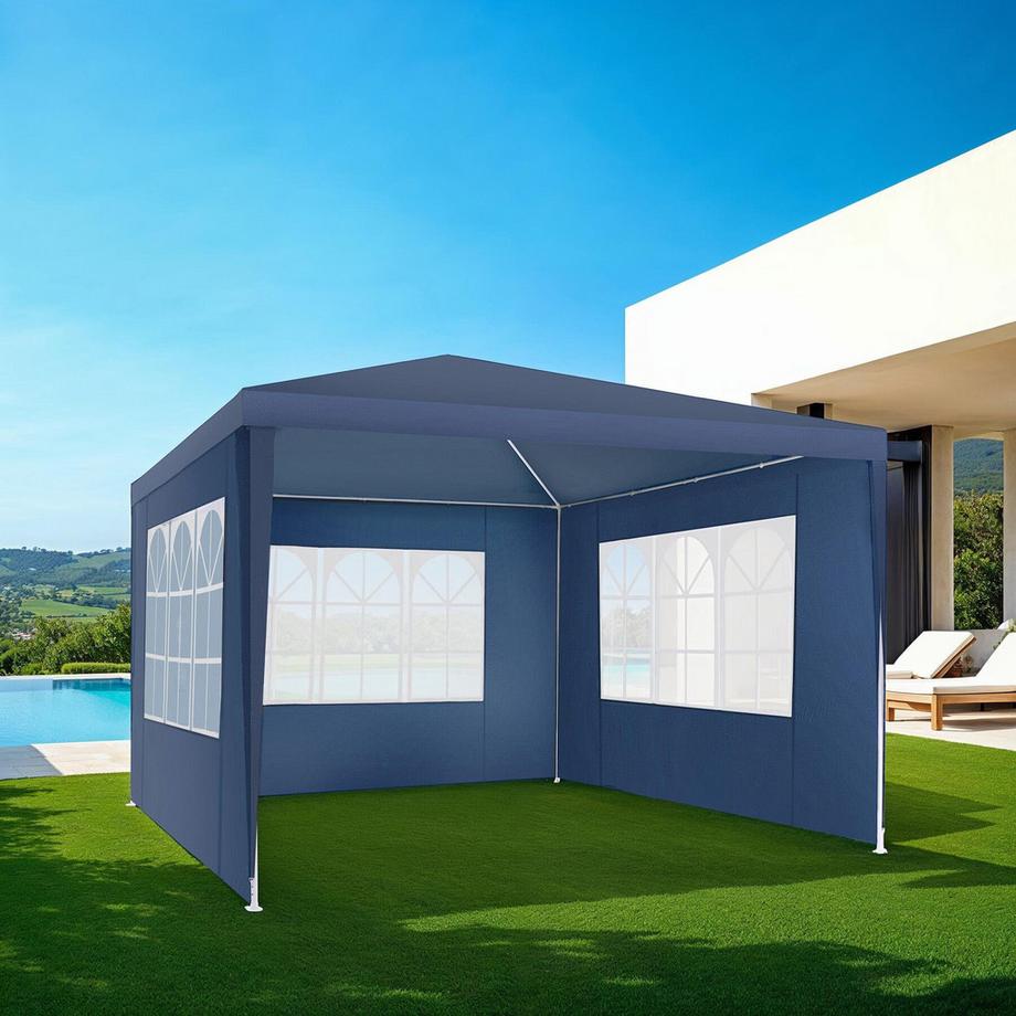Tectake Padiglione Barinas 3 x 3 m, con sistema a incastro  