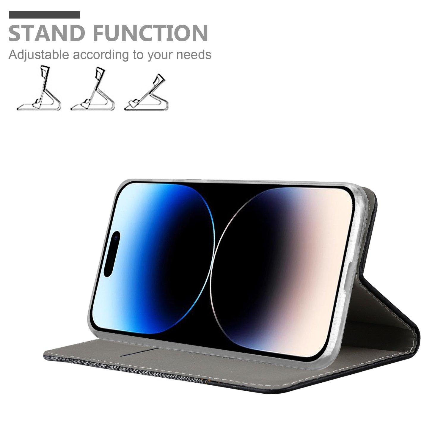 Cadorabo  Hülle für Apple iPhone 14 PRO Magnetverschluss, Kartenfach 