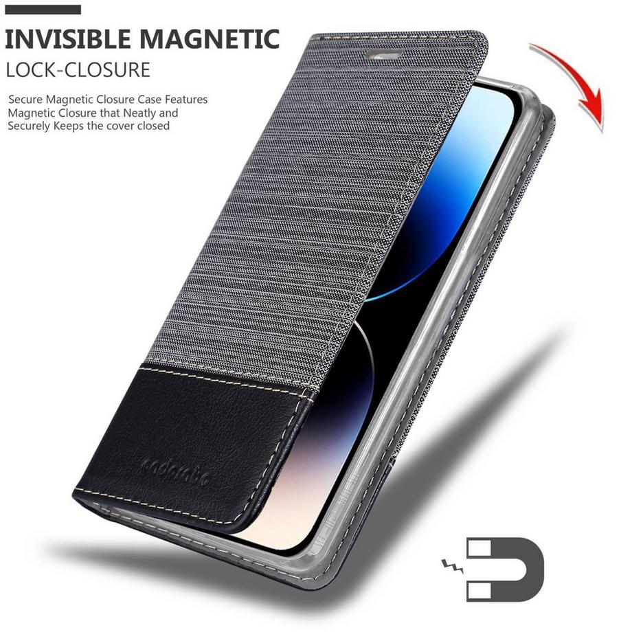 Cadorabo  Hülle für Apple iPhone 14 PRO Magnetverschluss, Kartenfach 